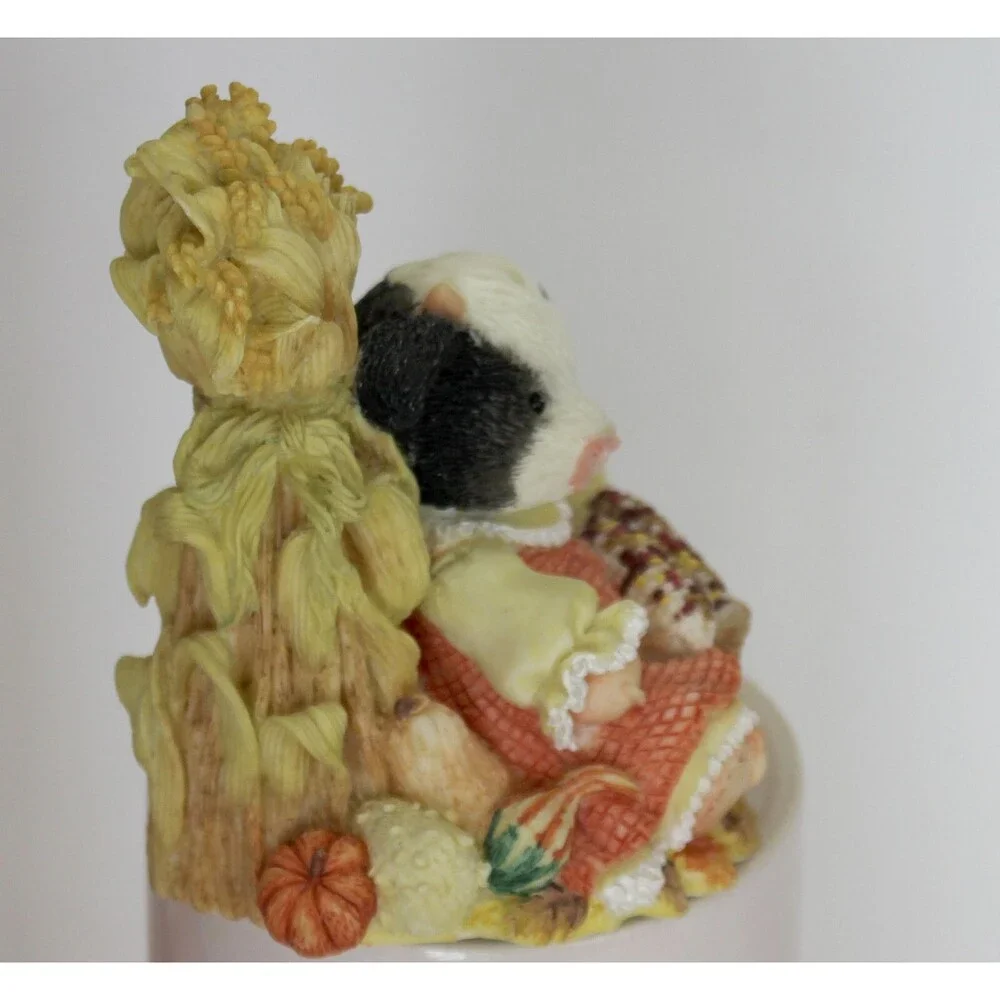 Enesco MARY's MOO MOOs Figurine THE COWS IN THE CORN 142840 1995 Vintage w/ Box